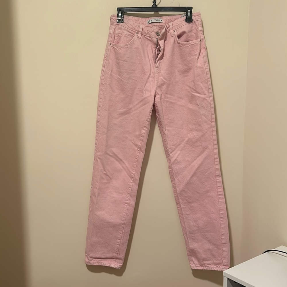 Zara pink jeans